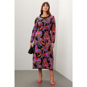 FARM Rio Wild Horses Dress - Sz XL